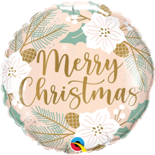 Standard Merry Christmas Floral